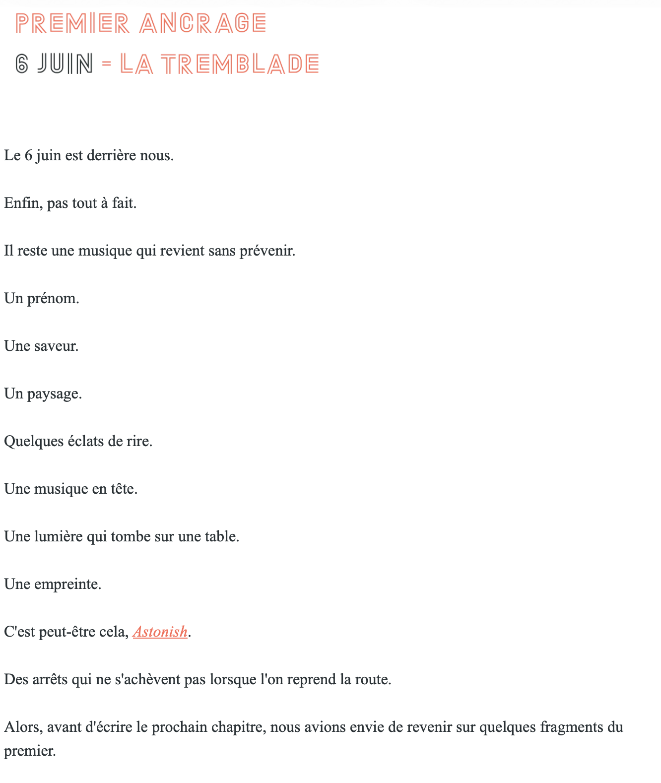 Premier ancrage - 6 juin La Tremblade